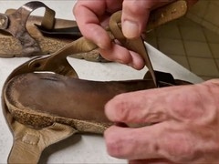 Foot fetish, german, nylon