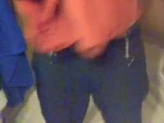 See Me Take A Urinate In The Bathroom Right After A Rapid Tiny De-robe Taunt For You