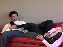 Sock ball-gagged