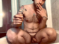 Peloso, gay peloso, ragazzo si sega