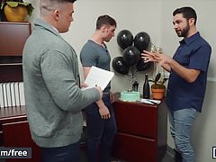 Michael Boston Barebacked At The Office By His Muscular