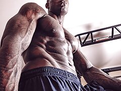 BBC Hallelujah Johnson cumshot Jerking off