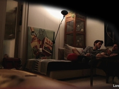 My grand step dad caught me milking my gayboy bf! REAL grand stepson