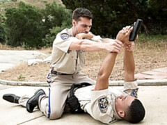 Cops Princeton Price and Zion Nicholas fuck at the office