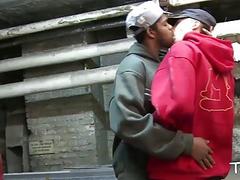 A black boy shows this Latino cutie a proper fucking