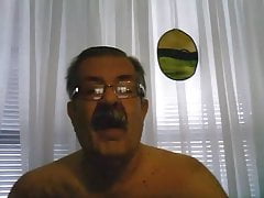 Daddy strokes on cam