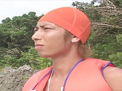 Lifeguard rescues surfer after that he blows and fucks him hard in his sweet ass