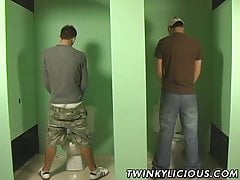 Gloryhole anal with two tight twinks who love some gay sex