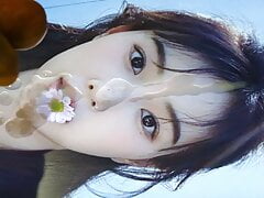Hyewon cum tribute (with slow-mo)