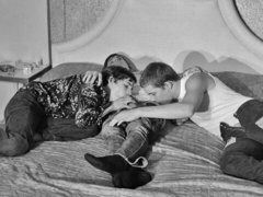 Fun-loving gay dudes with an impassioned threesome