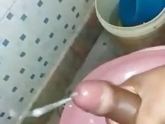 Indian black cock mustarbating