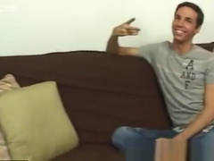 Gay boy giving his friend a handjob The 2 of them were able to go at