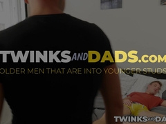 Suntanned and inked parent John Decker barebacks his bottom lad paramour Alex Morgan