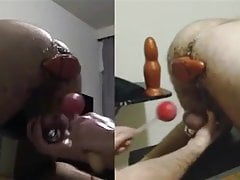 sir fistong and dildo