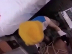 Sissy Beach Bi-racial Butt sex