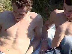 pecker sucking lad rode ourdoors