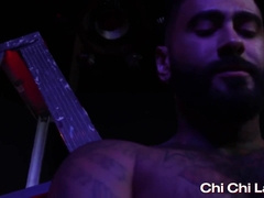 CHICHILARAW - Nasty hunks Rikk York and Archer Croft raw breed in foursome