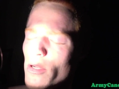 Army Athletic Hunks Analized In Shower Fuck Fest