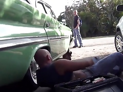Blowjob outdoo