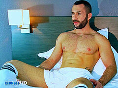 Serviced, trunk, jerking off