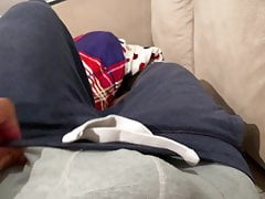 Hard cock in underwear