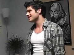 Asian college boy hazed into sucking dick in dorm room