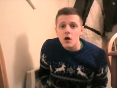 Cums In Hand And Licks It Up