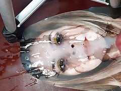 Splendid Johanna covered with cum love & pee