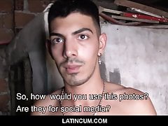 Skinny Twink Latino Boy Paid Cash To Fuck Big Dick Stud POV