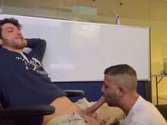 My superslut jacks my yam-sized schlong at work