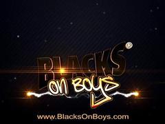 White punk gets hammered by massive black pipes