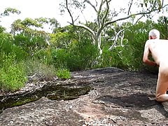 old man naked ritual