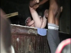 Black Guy seeds Me in the Old Factory 12