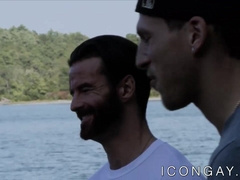 Shy gay beauty ass hammered on a secret date