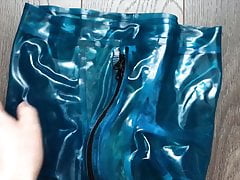 Tight and shiny ASS in LATEX pants