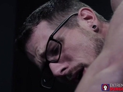 Amateur With Glasses Fist Fucked By His Deviant Buddy