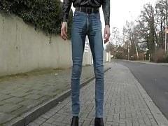 pissing in my jeans on the street