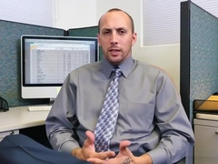 Sex gay office nude play Our chief needed to make copies of his manmeat