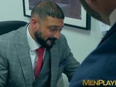 Office coworkers Diego Reyes and Marco Napoli analbanging