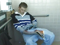 christian in the loo