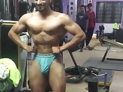 Desi Hunk Gym Bulge