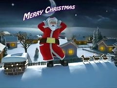 Father Christmas wishes Merry Christmas (01)