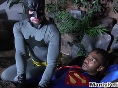 STUDLY FETISH - Queer IR costume play bottom duo luvs buttfuck hump on the bed