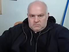 Daddy on cam at work