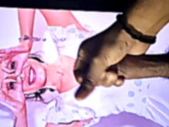 jizz facial on Rashmika mandanna