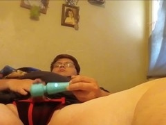 Well chubby pup plays