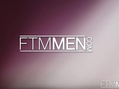 FTM Boys - Inked pair strongly tear up naked and jizz stiff