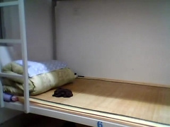 Chinese muscle hunk likes drinking milk