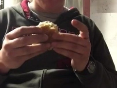 Piggy lunch feeding three-28-22