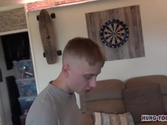 Adorable Finnish Cute As A Button Boy Loads Up Shameless Chav Bareback